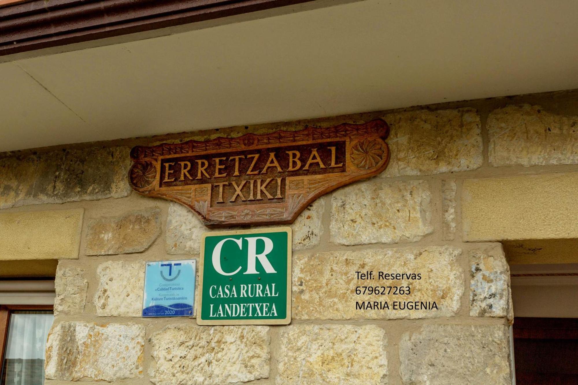Casa Rural Erretzabal Txiki オリオ エクステリア 写真